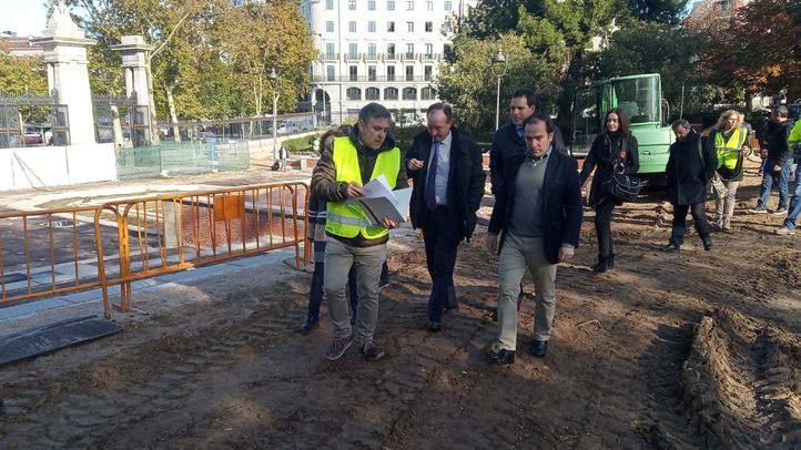 las obras en el paseo de mexico del retiro se retrasaran por el hallazgo de una antigua ermita