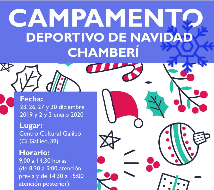 campamento deportivo de navidad chamberi