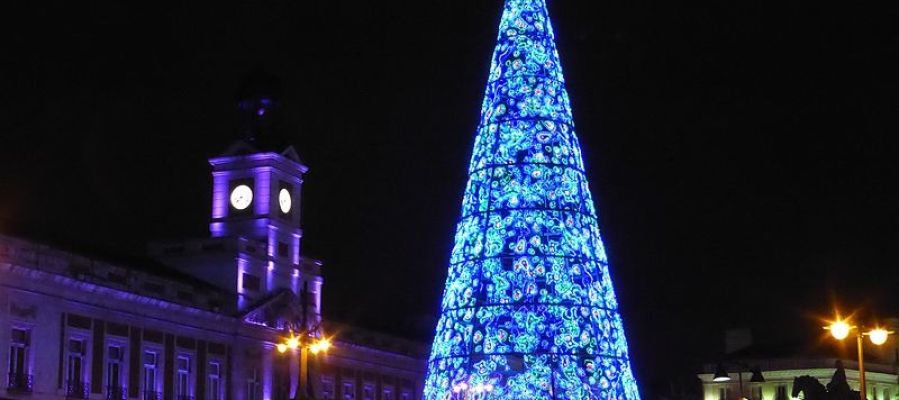 la navidad llega a la puerta del sol