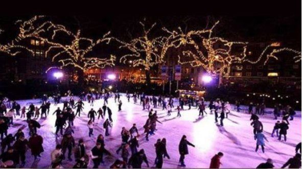 navidad sobre hielo madrid se llena de pistas de patinaje