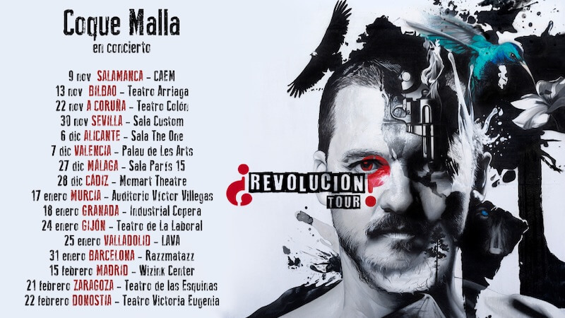 coque malla llega a valladolid con su revolution tour