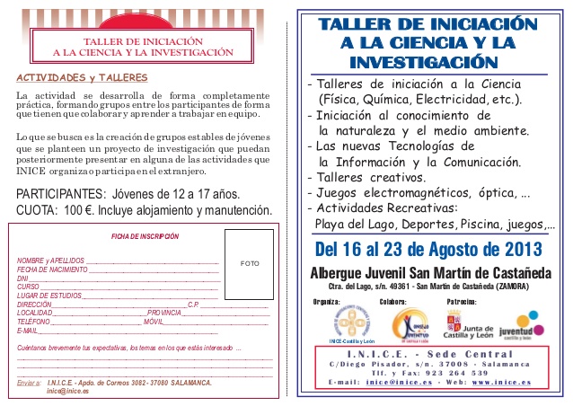 taller de iniciacion a la ciencia