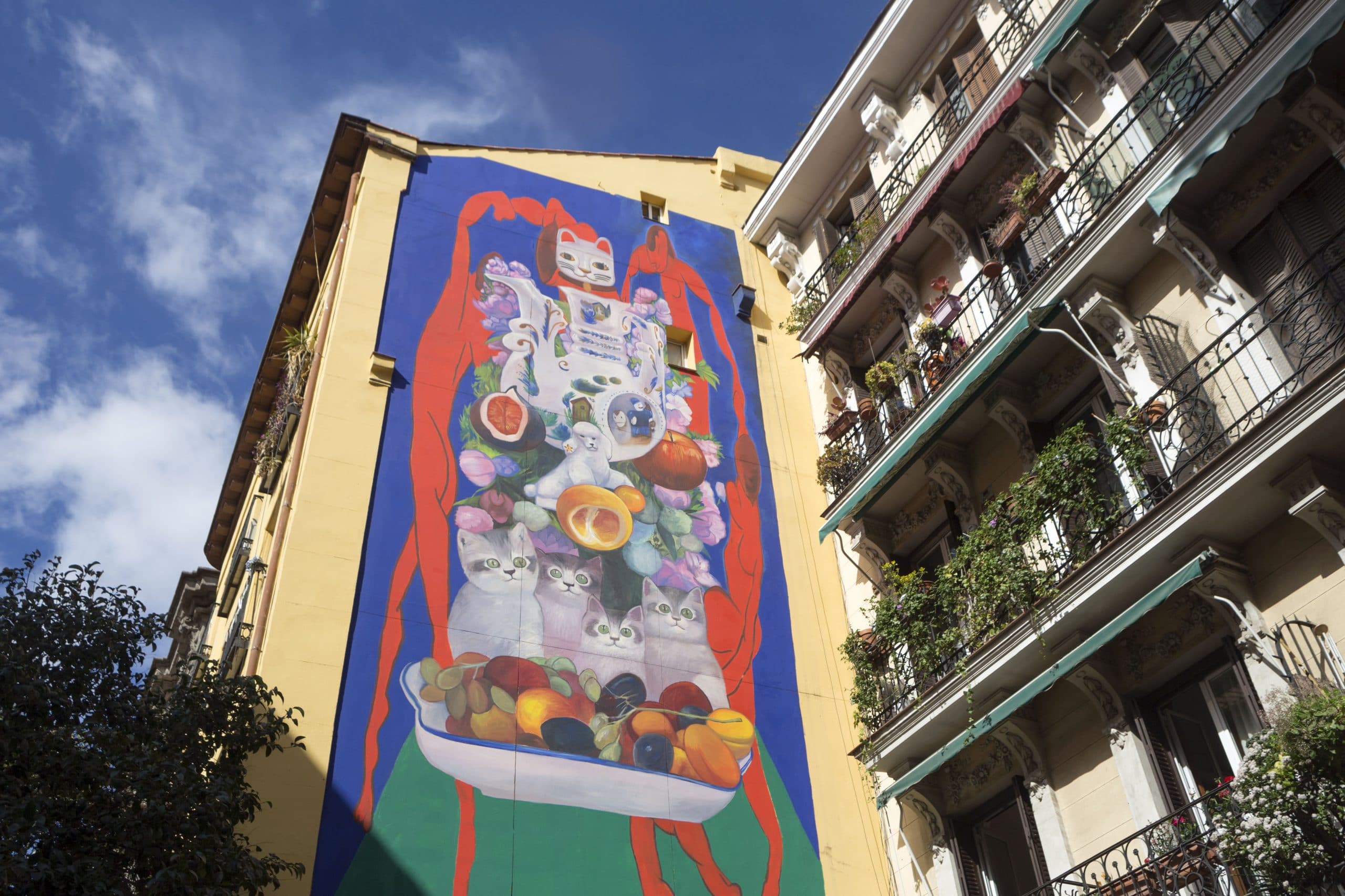 nuevos murales en las calles de madrid