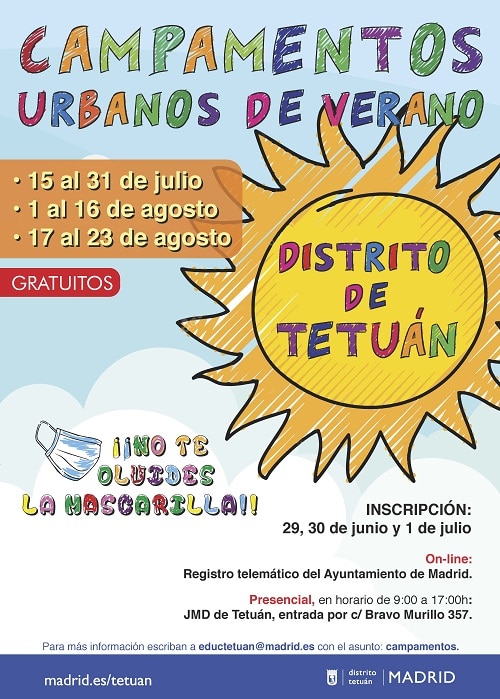 campamentos urbanos de verano en tetuan