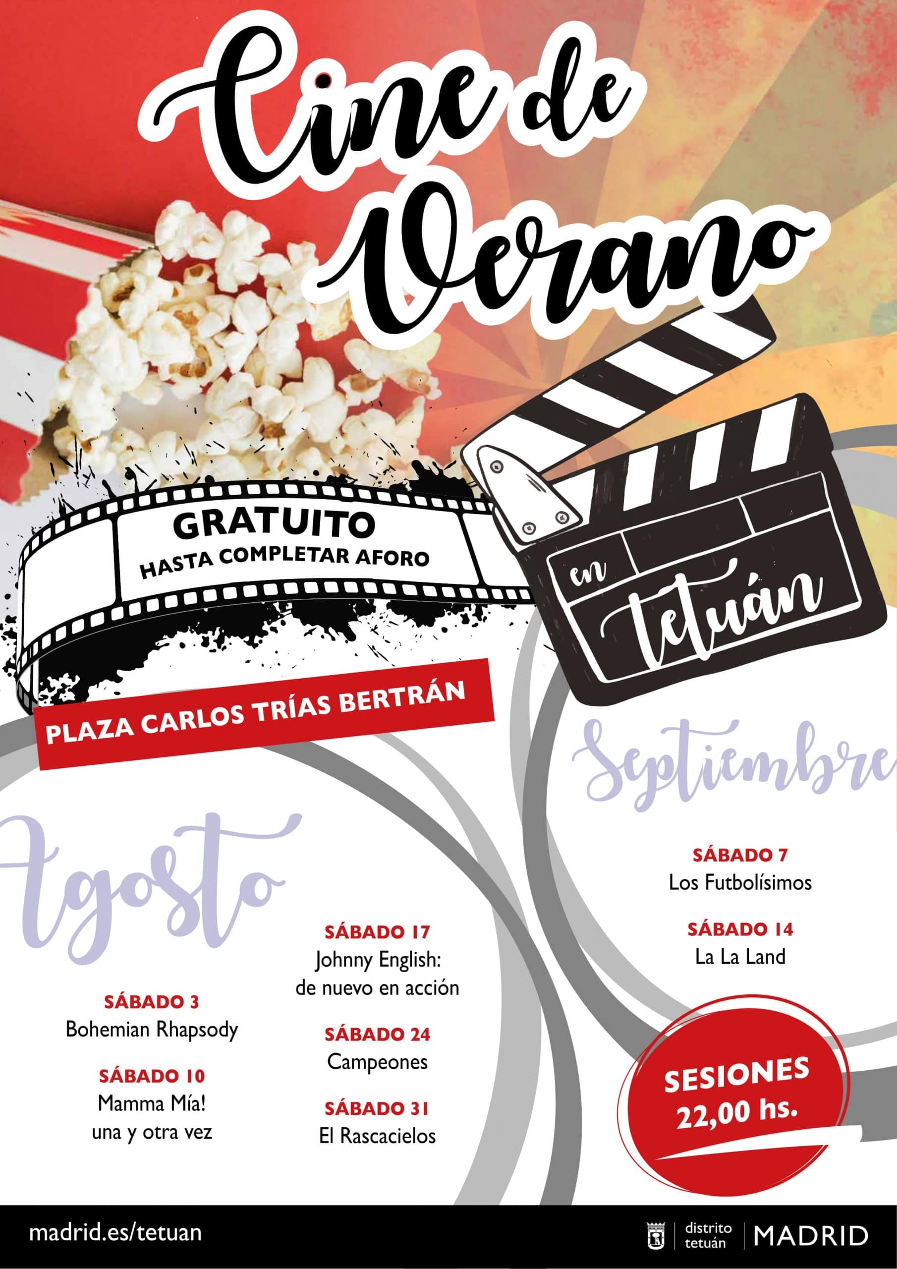 en tetuan cine de verano plaza carlos trias bertran