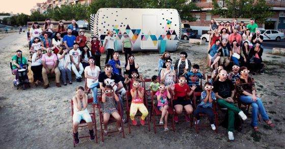 cine de verano al aire libre en usera